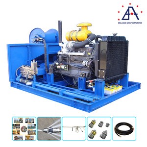500-4000Bar Industrial High Pressure Rust Removal Cleaning Equipment