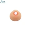 500g Realistic medical Artificial nude brown Skin Color false breast silicon boob Form With Strap for men cross dresser suit