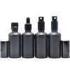 50ml Perfume Essential Oil Spray Matte Black Glass Bottle
