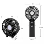 5200mAh 2A Quick Charge Mini Power Bank Fan Battery Operated Mini USB Fan with Long Working Time