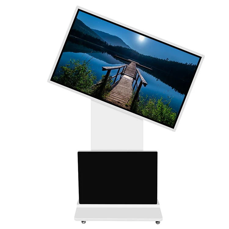 55 inch 4K digital advertising multi interactive rotate touch kiosk