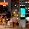 55 inch High brightness dual screens for advertising display full outdoor LCD internet touch kiosk