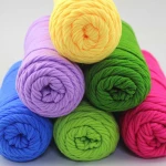 5pcs DIY Cotton Polyester Skin-friendly Yarn Knitting Thick Yarn Beautiful Wool for Hat Blanket Handmade knitted Sweater Scarf