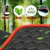 5pcs Heavy Duty Rubber Luxury Car Mats Vehicle,SUV Carpet Odorless-Black Red, All Weather Floor mats