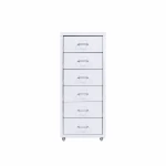 6 Drawer Pedestal Cabinet Living Room Decor Metal Furniture drawer box storage cabinet