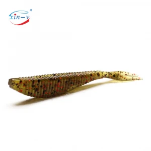 60mm 1.5g Banshee Fishing Tackle Soft Plastic Lures Predator Shad Stinger Pike Hook Jig-Head Worm Double-Tail-Buzz Soft Lures