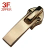 7# auto lock zip slider for shoes bags garments customized zipper head