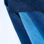 7.0 oz 99% cotton 1% spandex rope dyeing selvedge  tweed denim fabric