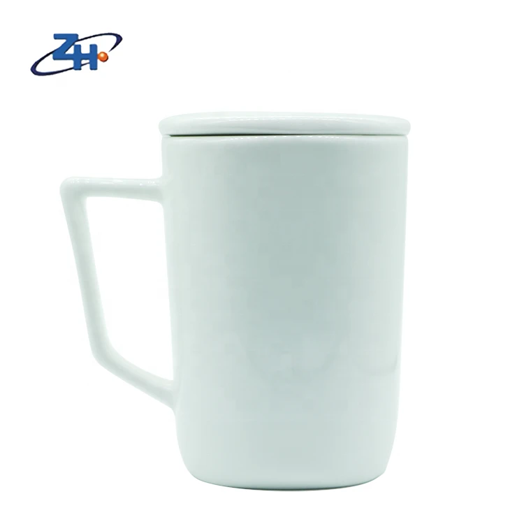 7102 round full plain white ceramic sublimation mug for drinking