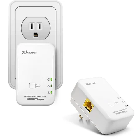 Buy 7inova Homeplug Av Ethernet Powerline Kit Up To 500mbps Plug And ...