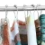 Import 7X4cm 12pcs/set 5 Roller Ball Shower Curtain Rings Hooks Curtain Accessories Bathroom Hoist Type Metal Hook from China