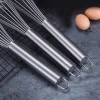 8"-24" high quality stainless steel egg whiskers mixing beater pastry tools