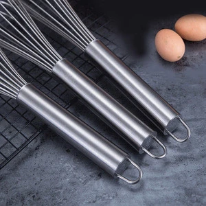 8"-24" high quality stainless steel egg whiskers mixing beater pastry tools