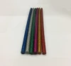 8 pcs/bag glitter silicone glue stick 7mm hot melt glue stick 18cm length golden,silver,purple,green,red,blue