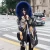 9 Colorful Long Medium Real Racoon Parka with Fur,Raccoon Fur Lining Trimming Hooded Fur Parka for Women in Winter
