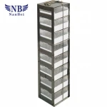 96 well and 384 well microtiter plates refrigerator rack