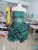 Import Above Knee Length Lace Up Pick Ups Bubbles Lovely Strapless Taffeta Hunter Green Homecoming Dresses Short Prom Dress from China