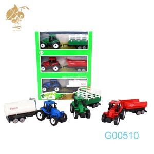 ABS plastic farm truck  tractor trailer  farm toy farm car play vehicle for boy