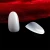 Import Acrylic Single Size Oval Shape Medium Length False Nail Art Tips Display Practice Fingernails from China