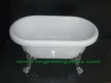 Acrylic Small Clawfoot Baby Bath Spa Tub with Claw foot