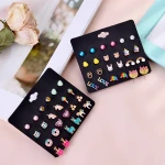 ADELANTE Hot Sale Cute Small Animal Love Combination Set Kids Earrings