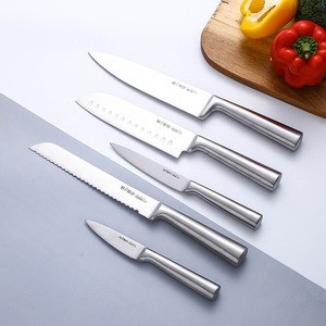 Advanced Design Super Sharp Chef Knife Kitchen Knives 5Pcs Damascus Steel Chef&#39;S Knife Set
