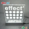 advertisement electronic portable metal base advertising table desk top led lighted acrylic sign
