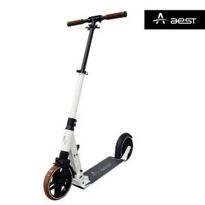 AEST 8 inch foot scooter 2 big wheel adult kick scooter