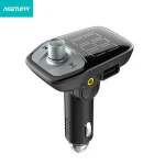 AGETUNR T17 car mp3 car player bluetooth transmitter broadcast fm read microSD card/U-disk 5V3.4A charger Handsfree Car Kit Grey