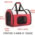 Import airline approved folding Breathable Pet dog travel Carrier tote bag from China