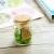 Import Airtight Herb Food Storage Jar With Rubber Seal wooden Lid , glass jar storage from China