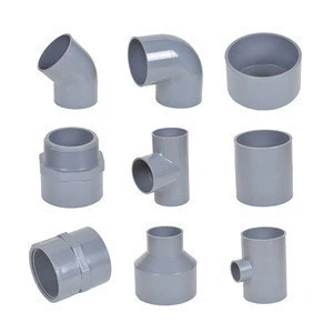 All Types 75mm 110mm 250mm Plastic PVC UPVC Pipe Fitting Saddle Clamps For Water Supply