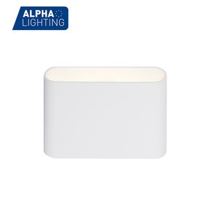 Alpha Lighting 2018 CE Rohs Approved Hotel Home Square Shape Outdoor 8W Led Wall Lamps