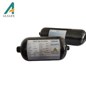ALSAFE CHG3-348-140-35-S/A 350bar Hydrogen high pressure gas cylinder/ carbon fiber cylinder for fuel cell