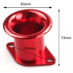 Aluminum Alloy 12V Car Speaker Air Horn For Audi AE86 For Toyota Corolla 20V 4AG ITB/ITBs