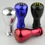 aluminum alloy car gear stick shift knob automobile shifter lever knob car auto replacement