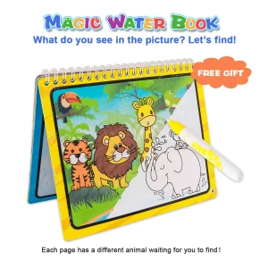 Amazon Hot Sale Reused Kids Aqua Water Painting Doodle Water  Drawing Mat Toy Children Cognitive Learning Doodle Mat