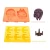Import Amazon Hot Selling Silicone Ice Cube Tray and Silicone Ice Maker Star Shape War for Chocolate Cake Mold from China