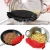 Import Amazon Top Seller Kitchen Gizmo Snap Strain Strainer Clip On Silicone Colander Fits all Pots and Bowls from China
