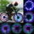 Import Amazon Top Selling 32 LED Patterns Cycling Bikes Bicycles Rainbow Wheel Signal Tire Spoke Light Warning Rear Lamp bike equipment from China