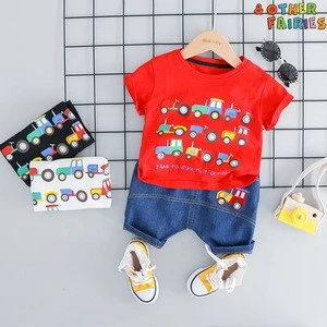 &amp;Other Fairies 2019 korean fashion for kids cheap new summer european style cotton baby boy sets clothes children clothing sets