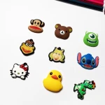 Animal Clothing Logo Badge 3D PVC Rubber Patch Factory direct custom soft silicone trademarks in various shapes