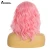 Import Anogol Short Kinky Curly Pink 13*4 Lace Size Wig Synthetic Lace Front Wig Heat resistant fiber Wig from China