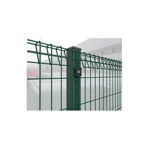 Anping galvanized welded wire mesh garden fence Steel Roll Top fence triangle bending wire mesh fence