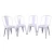 Import Antique finish stacking white outdoor wedding dining room metal industrial chair from China