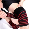 AOLIKES 1 Pair Knee Wraps Fitness Weight Lifting Sports Knee Bandages Squats Training Equipment Accessories for Gym