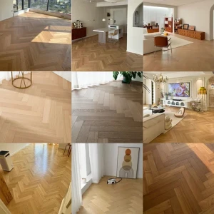 Apolloxy Mfg 15Mm 18Mm 20Mm Uv Lacquer Oak Teak Walnut Chevron Herringbone Laminated Flooring Wood Flooring Engineered Flooring