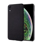 Aramid Fiber Phone case for Apple iPhone X/XS/XR/XS MAX Blak/grey twill matte