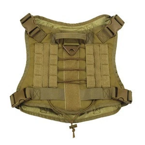 Army Dog Products Tactical Training Dog Vest Harness MOLLE vest with Pulling Handle