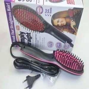 As Seen Electric Fast Hair Straightener Brush